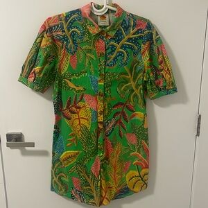 FARM  Rio Green Romper Size Medium